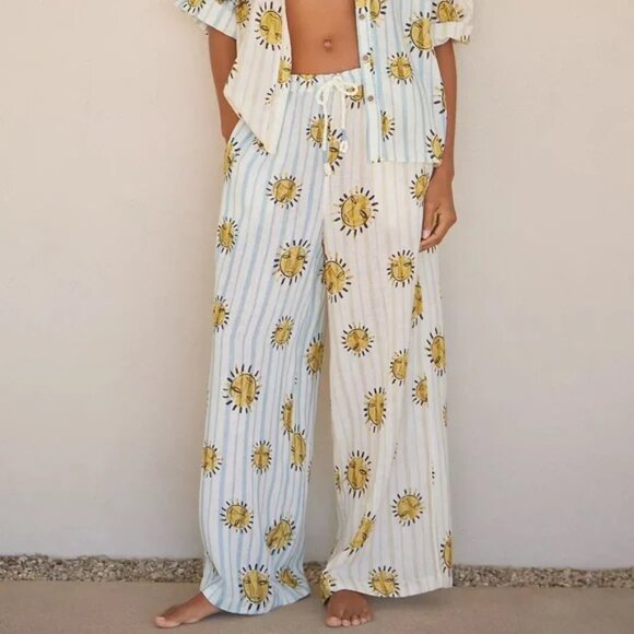 Anthropologie LouLou Avenue Linen Pants - Picture 2 of 7